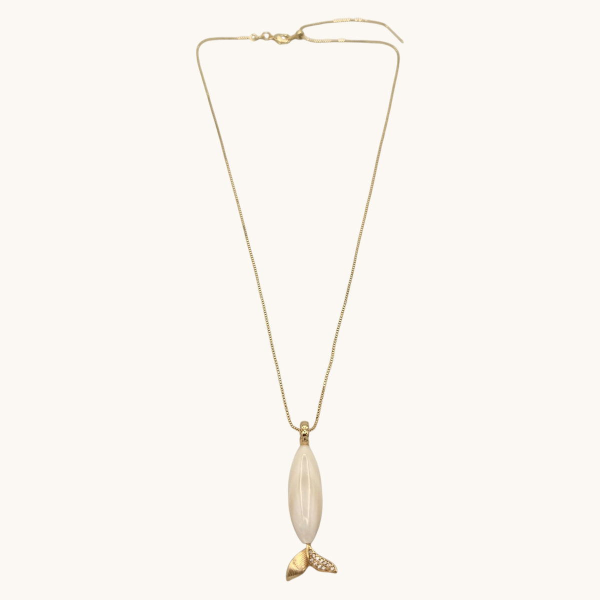 Pearl & 18k Gold-Filled Nautical Necklace