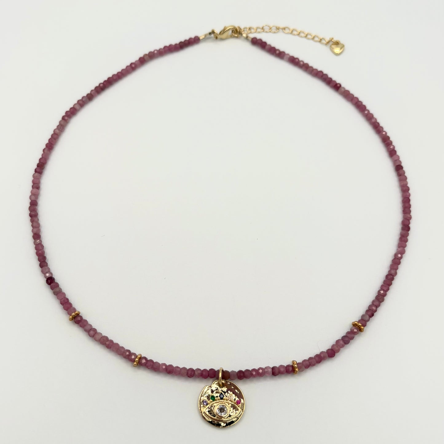 Tourmaline & 24k Gold-Filled Gemstone Necklace