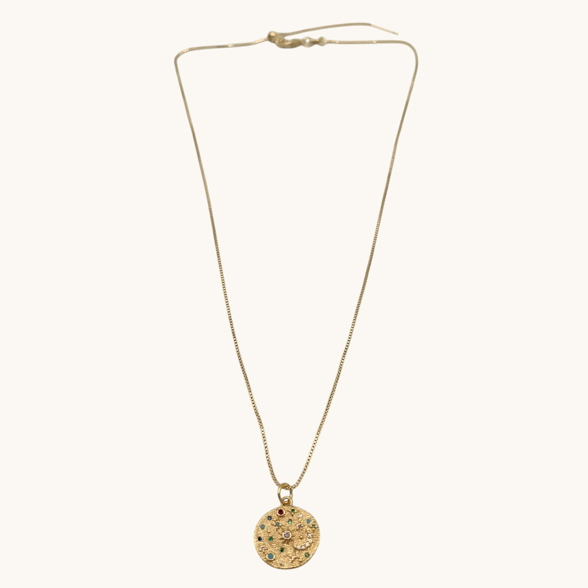 24k Gold Plated Celestial Necklace