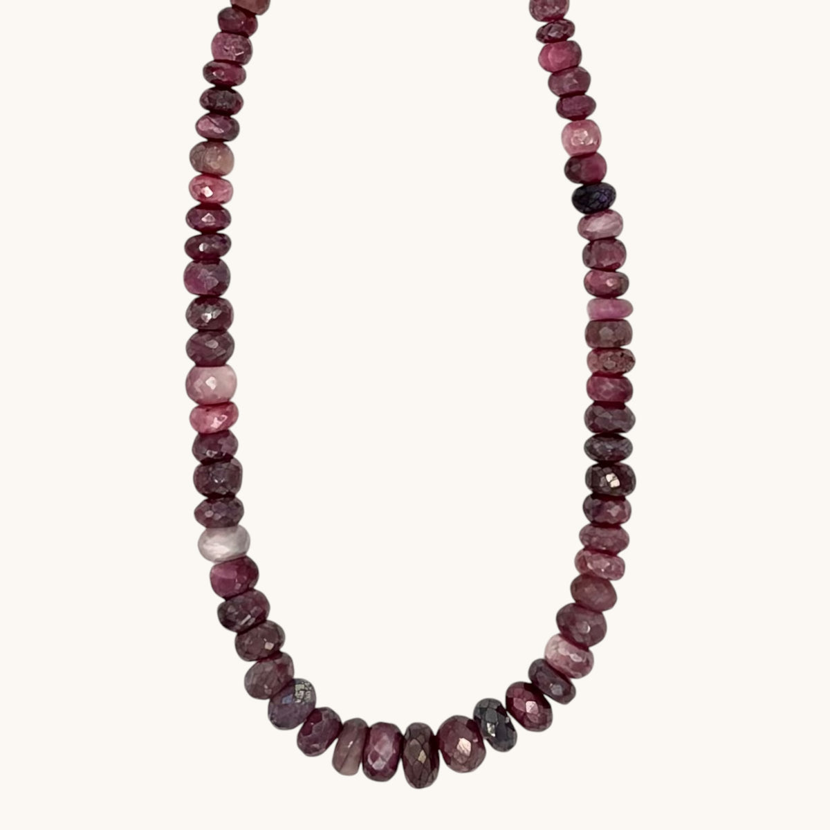 Titanium Coated Purple Moonstone & 18k Gold- Filled Gemstone Necklace