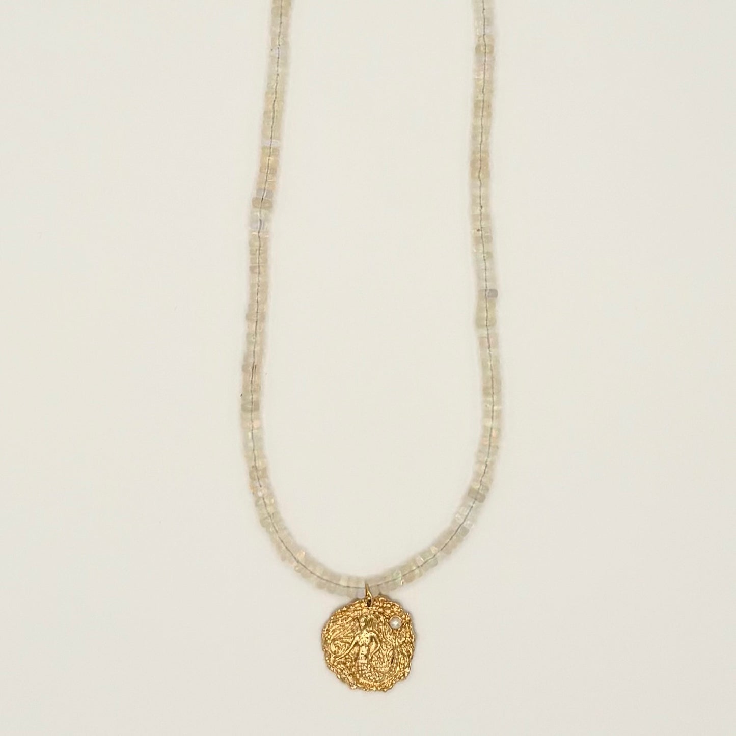 Ethiopian Opal & 24k Gold-Filled Gemstone Necklace