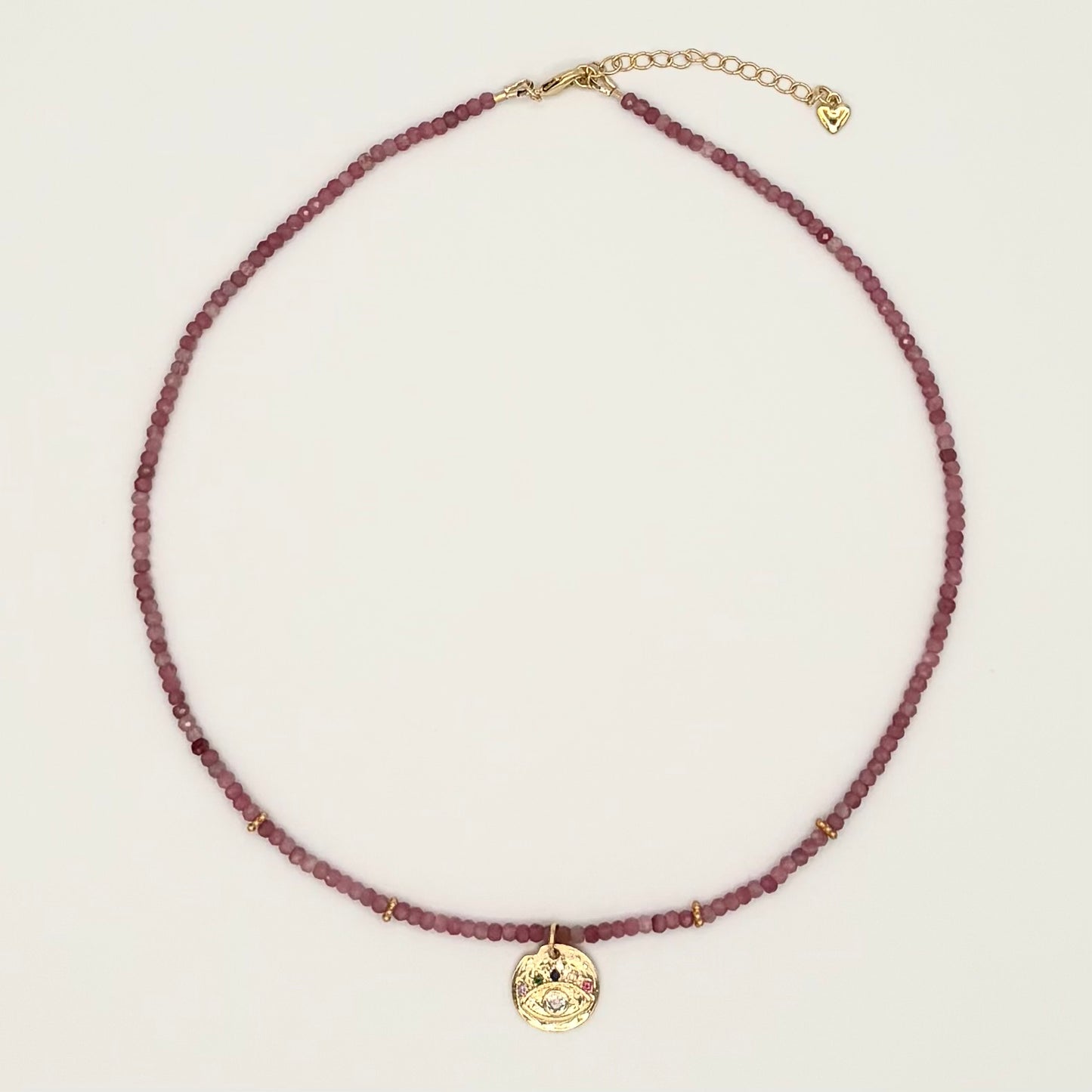 Tourmaline & 24k Gold-Filled Gemstone Necklace
