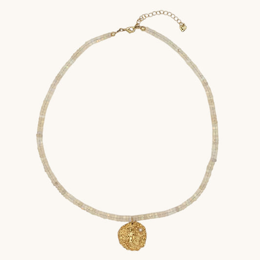 Ethiopian Opal & 24k Gold-Filled Gemstone Necklace