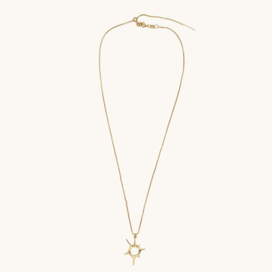 24k Gold-Filled Sun Necklace