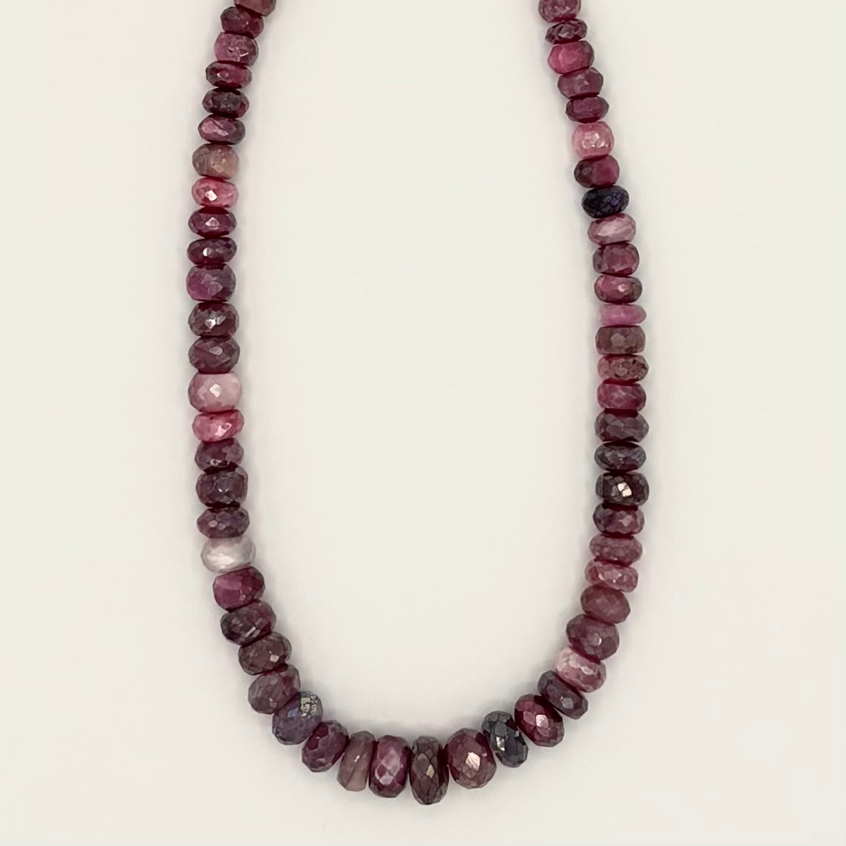 Titanium Coated Purple Moonstone & 18k Gold- Filled Gemstone Necklace