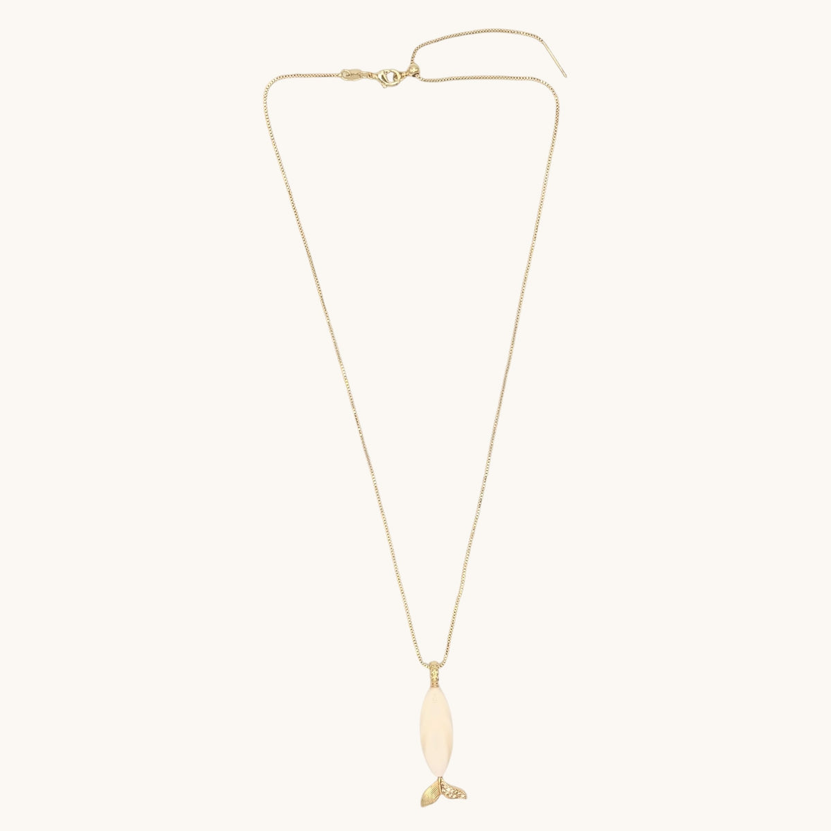 Pearl & 18k Gold-Filled Nautical Necklace