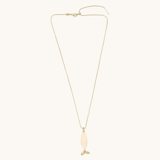Pearl & 18k Gold-Filled Nautical Necklace