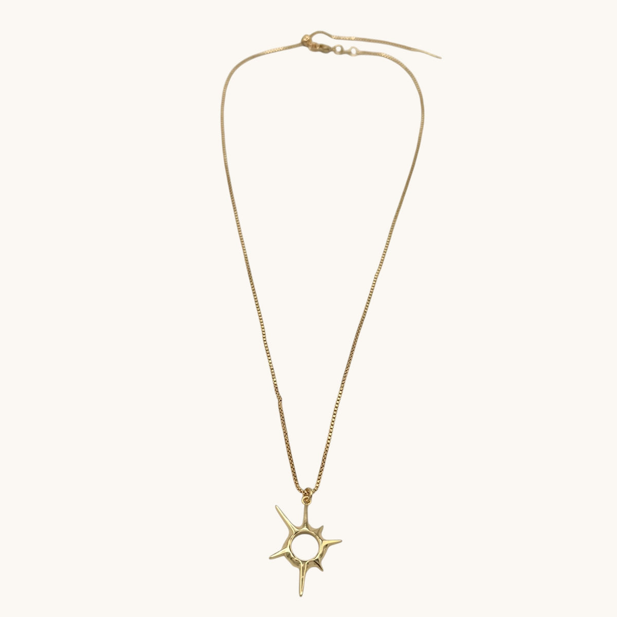 24k Gold-Filled Sun Necklace
