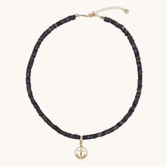 Iolite & 24k Gold-Filled Gemstone Necklace