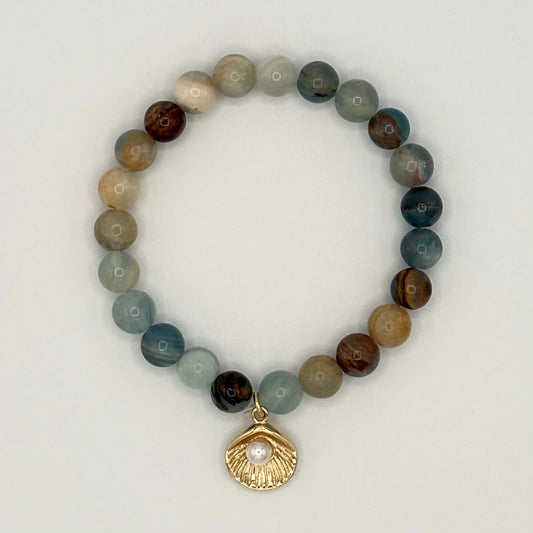 Ocean Muse Blue Calcite Bracelet