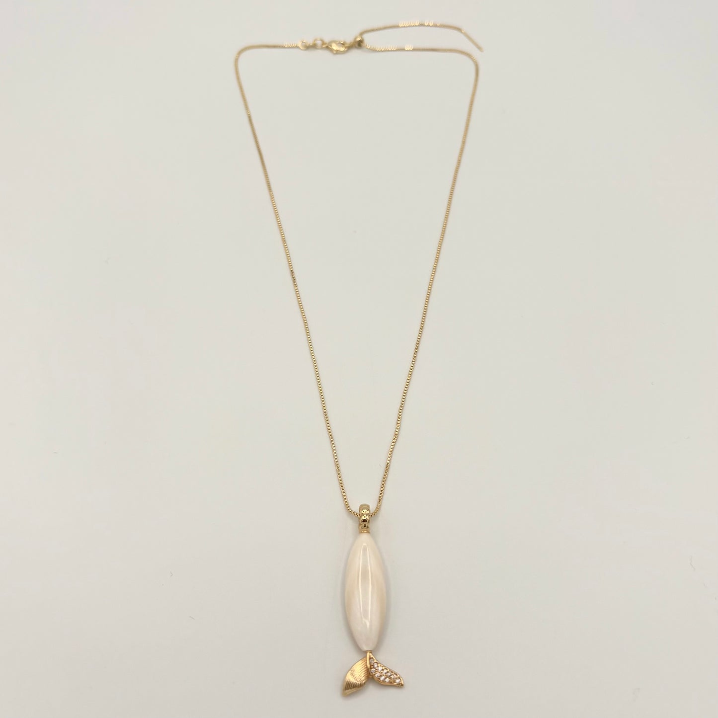 Pearl & 18k Gold-Filled Nautical Necklace