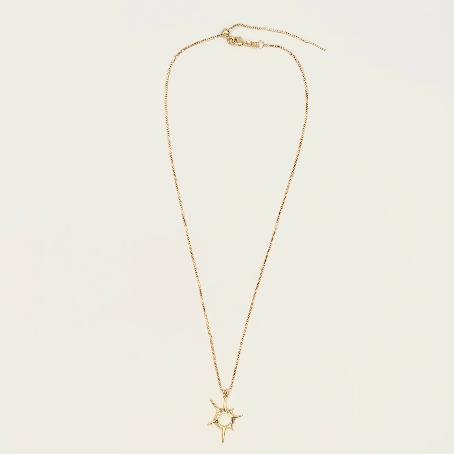 24k Gold-Filled Sun Necklace