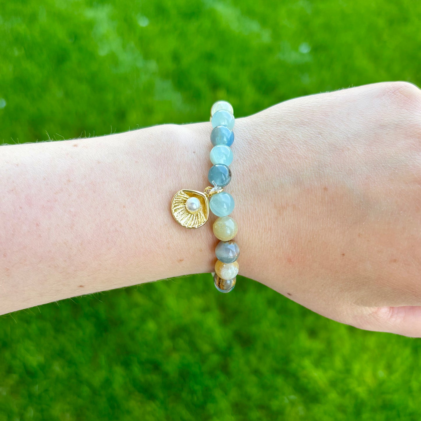 Ocean Muse Blue Calcite Bracelet