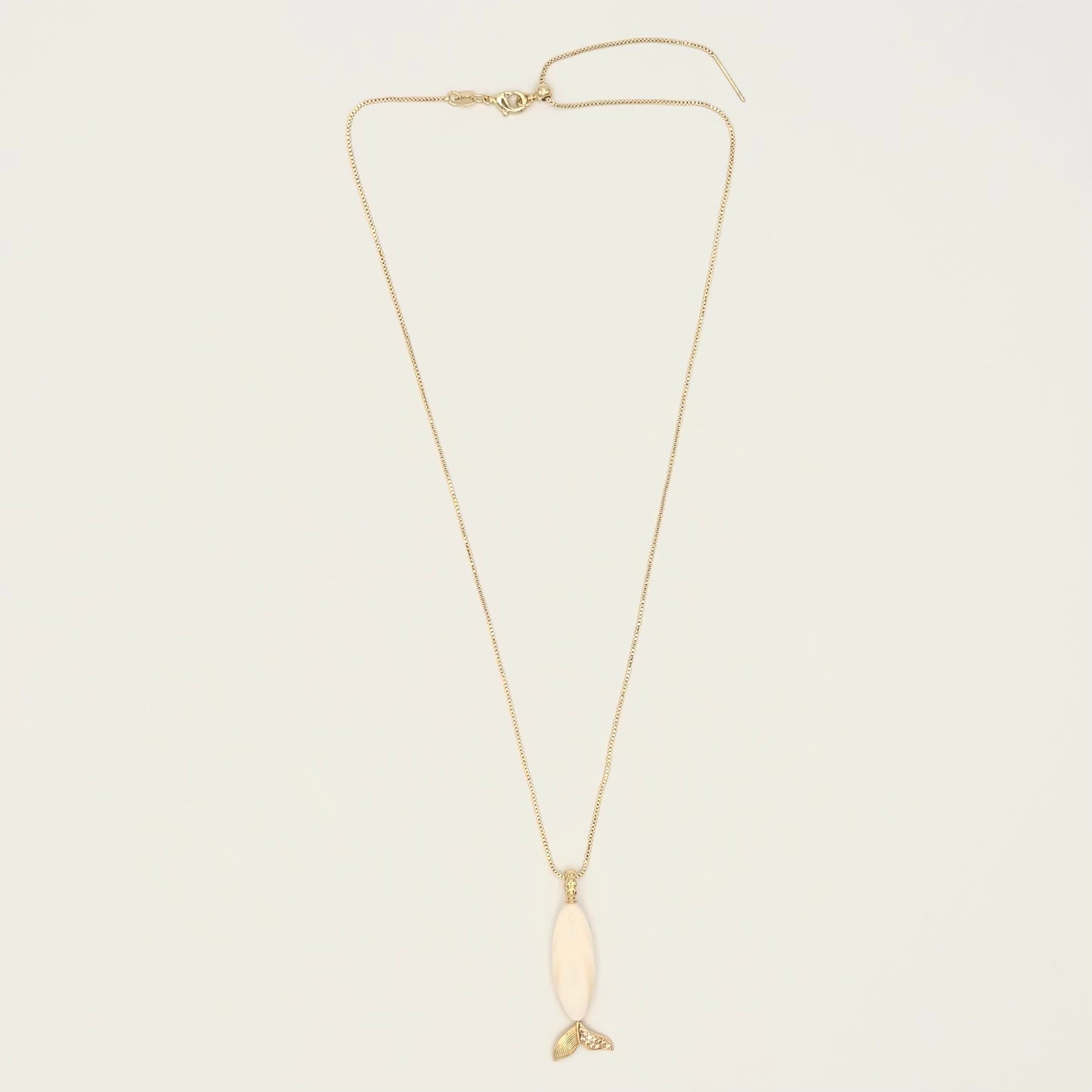 Pearl & 18k Gold-Filled Nautical Necklace