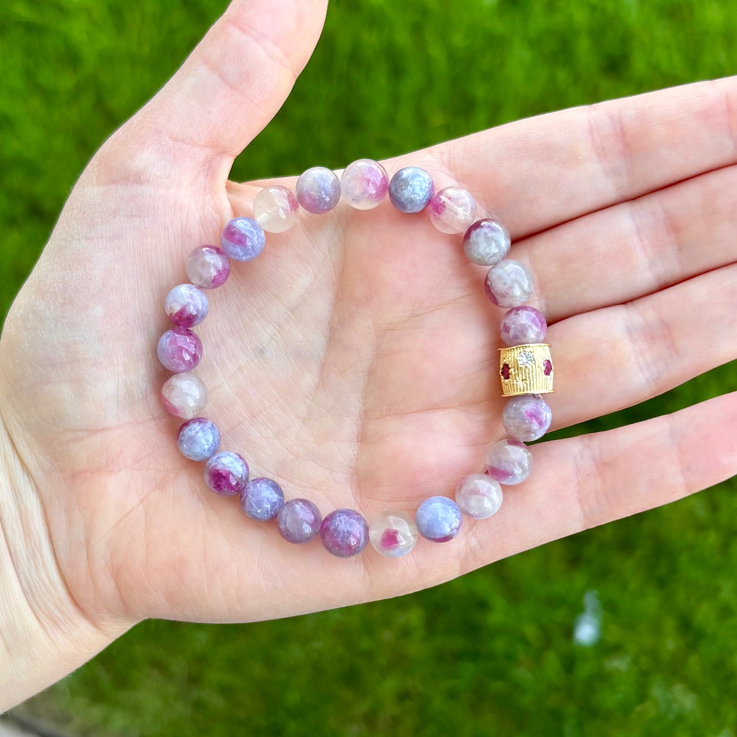 Cosmic Tourmaline Star Bracelet