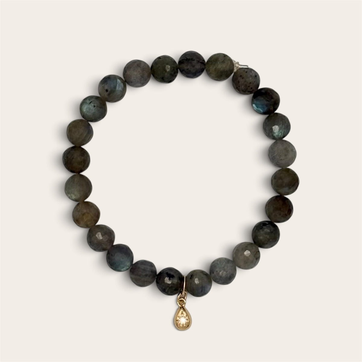 Labradorite & 24k Gold-Filled Celestial Gemstone Bracelet