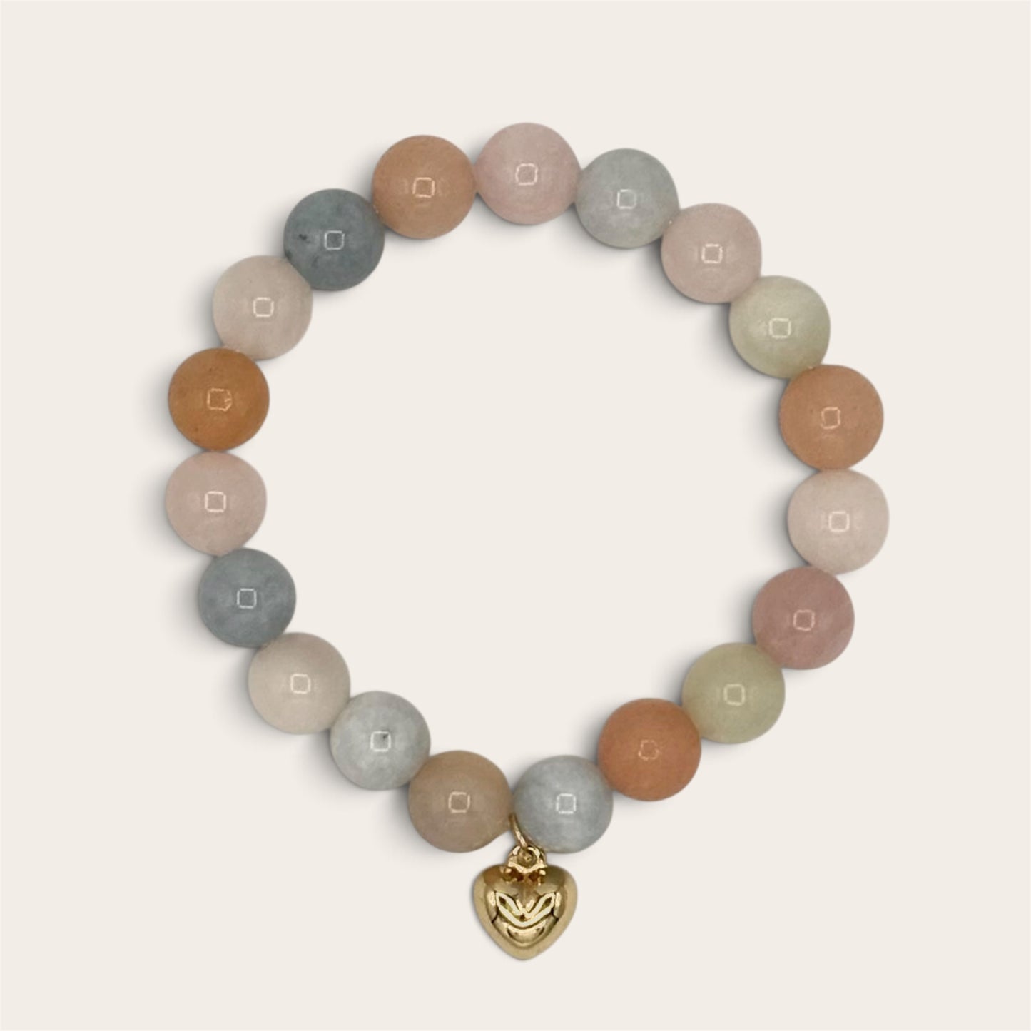 Soft Romance Morganite Stretch Bracelet