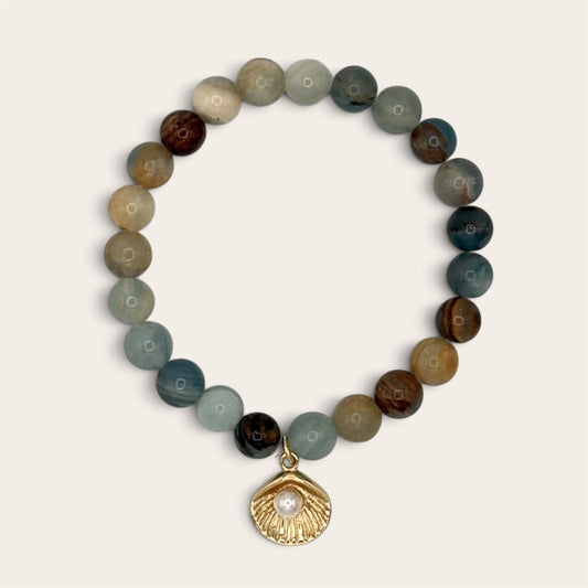 Ocean Muse Blue Calcite Bracelet